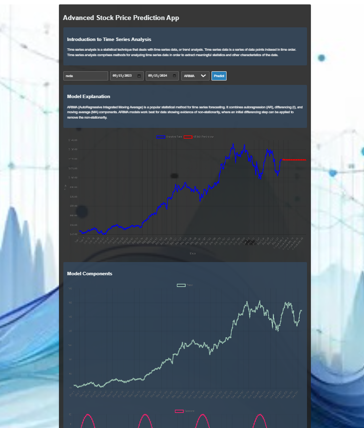 Advanced Stock Prediction App